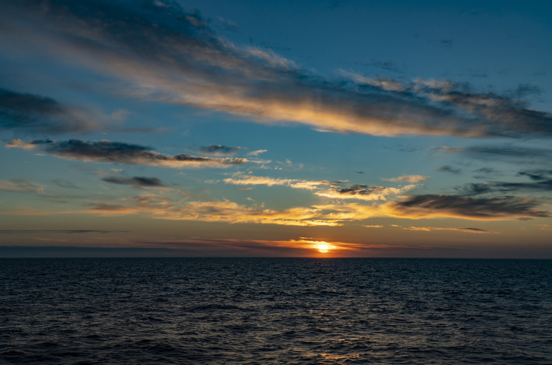 Карское море, закат